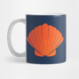 Orange clamshell Mug